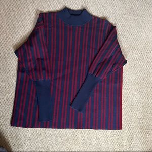 Tanya Taylor Ted and Blue Striped Boxy Sweater